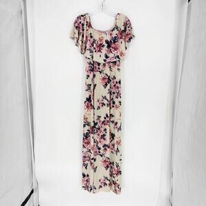 Hello Miz Off the Shoulder Maxi Dress Size Medium
